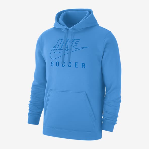 Mens Blue Hoodies Pullovers. Nike